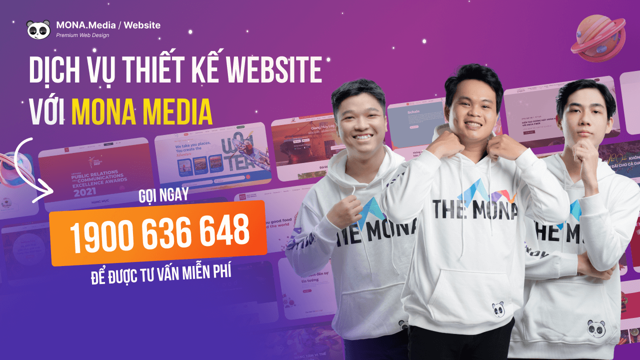 dịch vụ thiết kế web chuẩn seo tại MONA Media