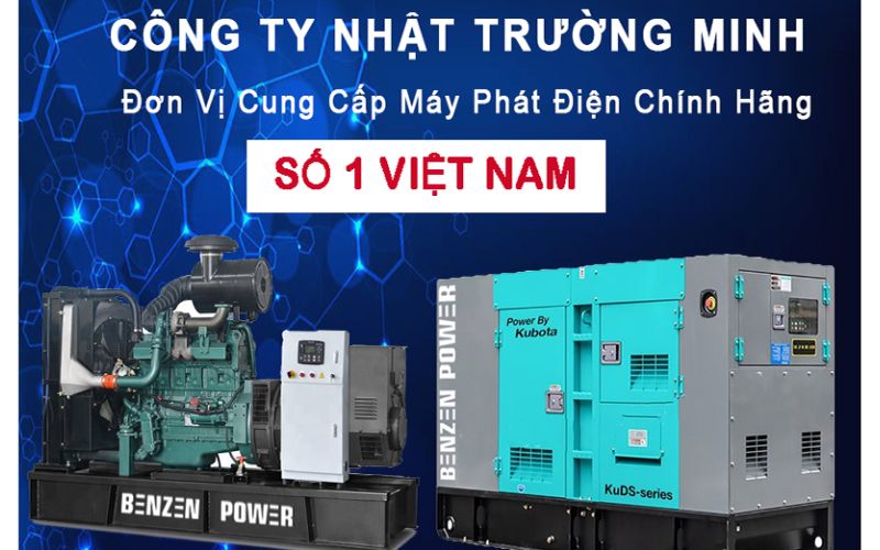 nhật trường minh đơn vị cung cấp máy phát điện uy tín